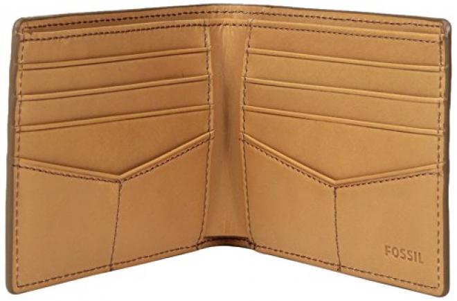 FOSSIL Luke Embossed 男款真皮钱包