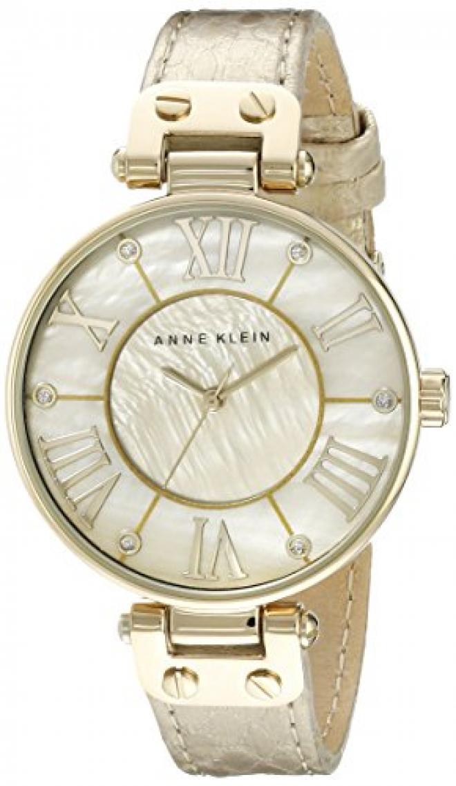 ANNE KLEIN 1012GMGD 女士印花手表