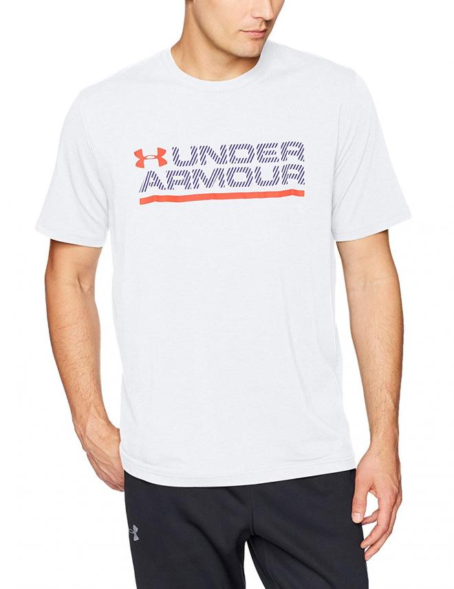 UNDER ARMOUR 安德玛 1289899 男士字母印花T恤