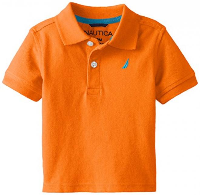 NAUTICA 诺帝卡 Pique Polo 男童短袖T恤