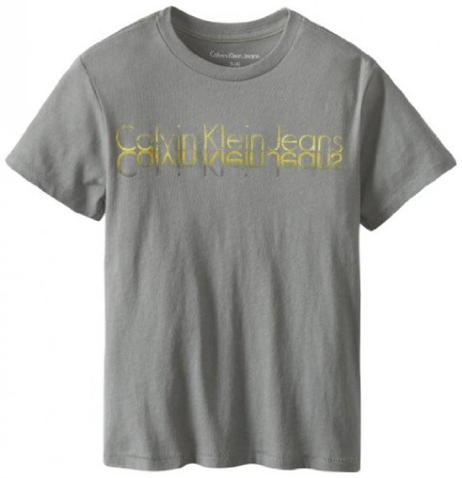 Calvin Klein Jeans Little Logo Crew 小男孩短袖T恤