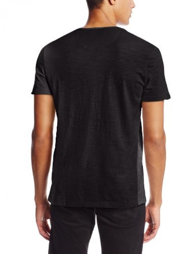 Calvin Klein Jeans Contrast Slub 男士V领短袖T恤