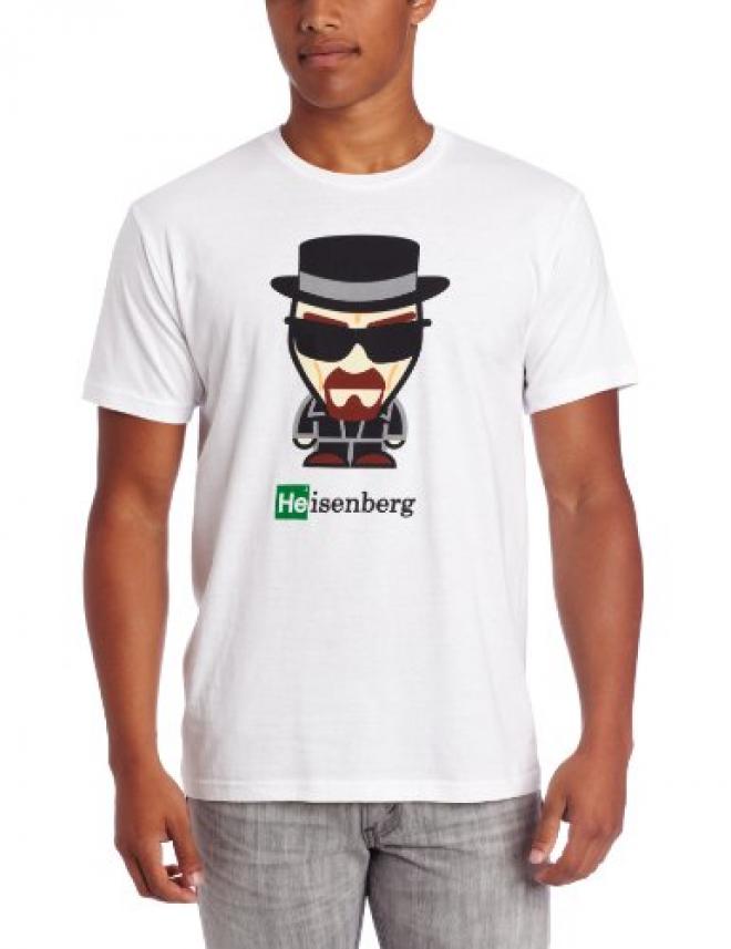 Breaking Bad Heisenberg Cartoon 男士绝命毒师文化衫